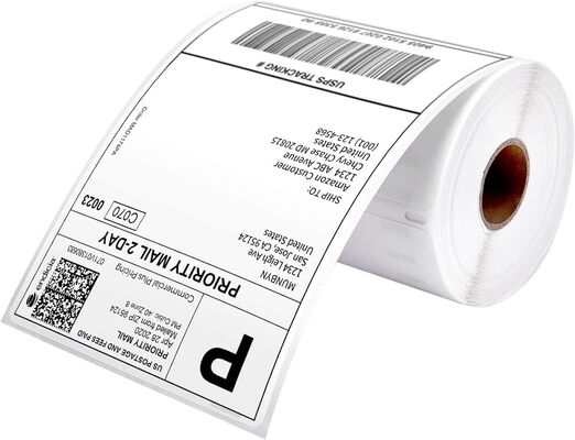 China A6 105x148mm 4x6 Inch Thermal Self-Adhesive Shipping Labels Stickers Roll for sale