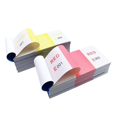 China 2 Part NCR Carbonless Raffle Tickets Book for sale