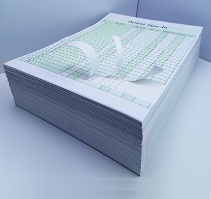 China 3 Part NCR Carbonless Patient Form 3 Ply Pre Printed Copy Form Pad for sale