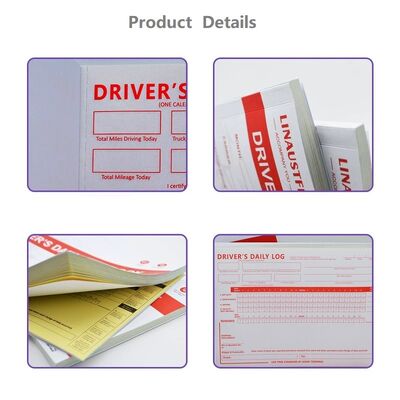 China 2 Part NCR Carbonless Drivers Daily Log Book for sale