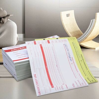 China 2 Part NCR Carbonless Drivers Daily Log Book for sale