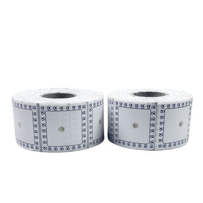 China 2x2 Inch Square Self-Adhesive Labels Perforated UV Printing Premium Adhesive Labels with Black Location Line on Back Side for sale