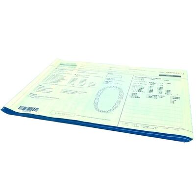 China 3 Ply NCR Carbonless Lab Book 3 Part Lab Form Left Side Edge Glued with Coding on Each Page for sale