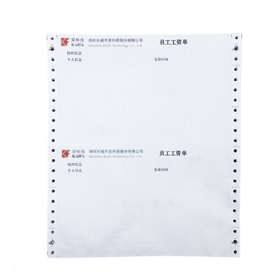 China Security Envelope 3 Ply Payroll Slip 241x140MM for sale