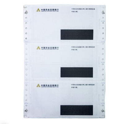 China Security Envelope 3 Ply for Banks 200x93MM for sale
