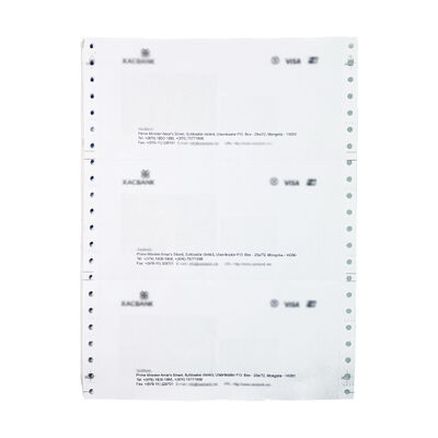 China 3 Part Carbonless Security Envelope for Banks 200x93MM for sale