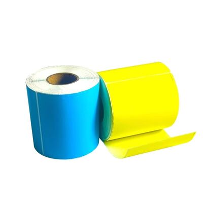 China 2x2 Inch Square Self-Adhesive Labels Perforated Colored Premium Adhesive Labels for sale