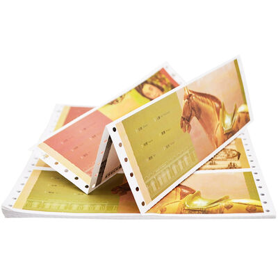 China 200x80mm Museum Tickets Theme Park Tickets Thermal Paper Tickets Perforated Fan Fold UV Printing for sale