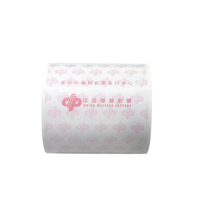 China 80x80mm Thermal Lottery Tickets Printed Repeat Sensemarks Thermal Paper Rolls UV Printing for sale