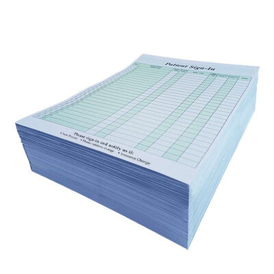 China HIPAA-Compliant 3 Part Carbonless  Patient Sign-in Form 8.5x11 Inch for sale