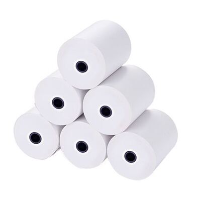 China 80x80mm POS ATM Cash Register Thermal Paper Receipt Rolls BPA free Blank 80x70mm 80x60mm 80x50mm for sale