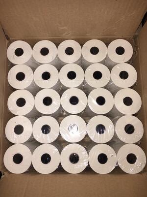 China 80x80mm Thermal Parking Tickets Printed Sensemarks and Serial Numbers UV Printing for sale