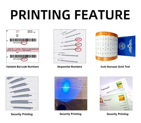 China Thermal Ticket Roll for Public Transport with Invisible UV Ink Printing for sale