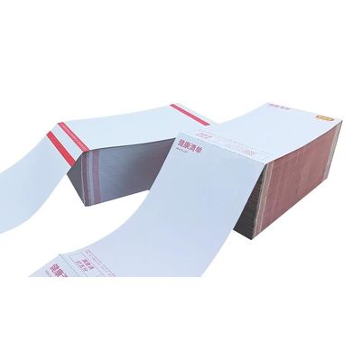China Fanfold Direct Thermal Delivery Notice with Sensemarks BPA free for sale
