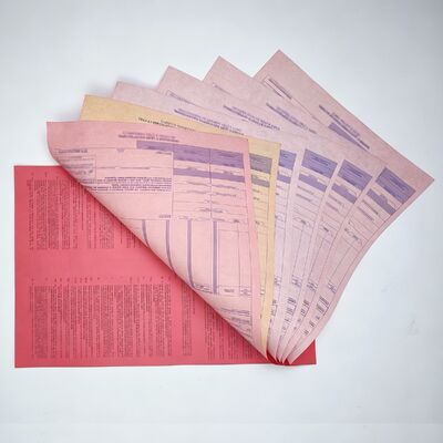 China 9 Part Carbon Coated Air Waybill for sale