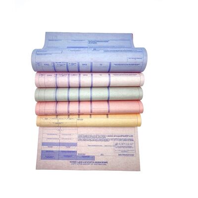 China 8 Part Carbon Coated Air Waybill for sale