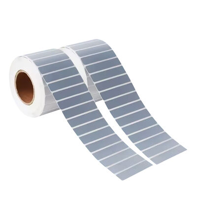 Thermal Adhesive Colored Barcode Sticker Labels Grey 2x1