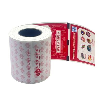 80x80mm Thermal Lottery Tickets Printed Repeat Sensemarks Thermal Paper Rolls UV Printing