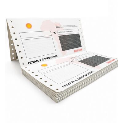 3 Part Carbonless Security Envelope for Brand Card